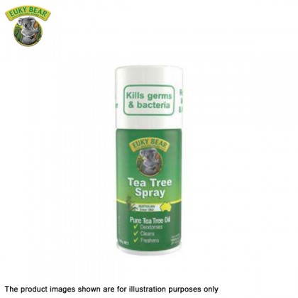 Euky Bear Tea Tree Spray 100g Cleans & Freshens EXP:01/2022 Euky Bear Tea Tree Spray 100g Cleans & Freshens EXP:01/2022